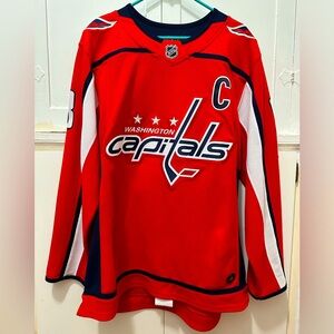 Used Adidas Washington Capitals Alex Ovechkin Climalite Jersey Size 52